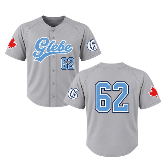 Glebe Baseball Jerseys with custom name and number | AK