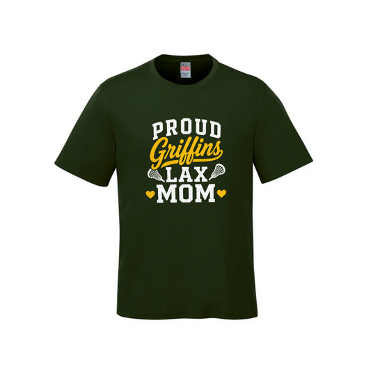 Griffins Cotton T-Shirt | CX2 Parkour - Full Front Mom Heat Press & Small Logo on Upper Back