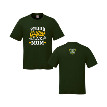 Griffins Cotton T-Shirt | CX2 Parkour - Full Front Mom Heat Press & Small Logo on Upper Back