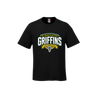 Griffins Cotton T-Shirt | CX2 Parkour - Full Front Lacrosse Net Heat Press