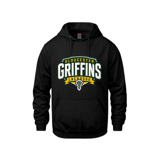 Griffins Hoodie | CX2 Vault - Full Front Lacrosse Net Heat Press