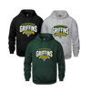 Griffins Hoodie | CX2 Vault - Full Front Lacrosse Net Heat Press