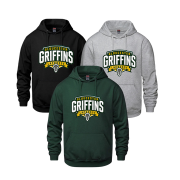 Griffins Hoodie | CX2 Vault - Full Front Lacrosse Net Heat Press
