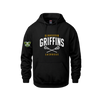 Griffins Hoodie | CX2 Vault - Full Front Lacrosse Sticks Heat Press & Logo on Sleeve