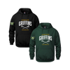 Griffins Hoodie | CX2 Vault - Full Front Lacrosse Sticks Heat Press & Logo on Sleeve