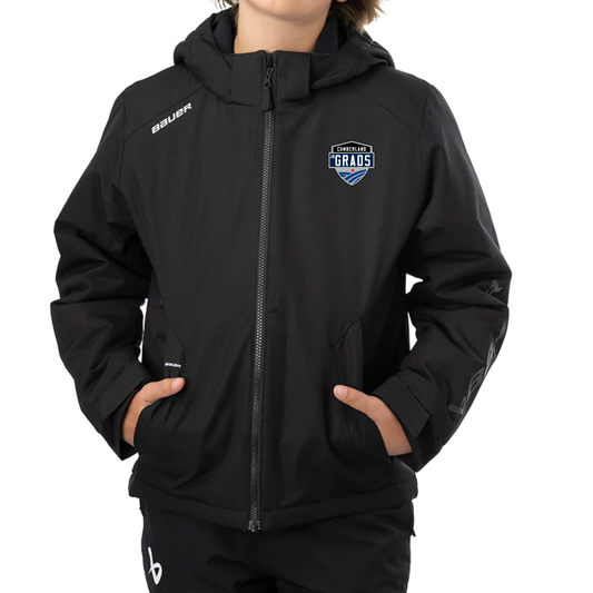 Cumberland Jr Grads Heavyweight Jacket | Bauer - Embroidered Left Chest