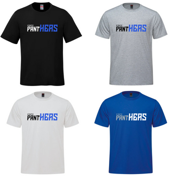 CUMBERLAND PANTHERS GIRLS FOOTBALL PARKOUR COTTON SHORT SLEEVE TSHIRT