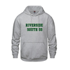 RIVERSIDE SOUTH VAULT HOODIE WITH TWILL APPLIQUE "RIVERSIDE SOUTH SS" GREEN