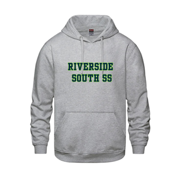 RIVERSIDE SOUTH VAULT HOODIE WITH 'RIVERSIDE SOUTH SS' EMBROIDERED GREEN