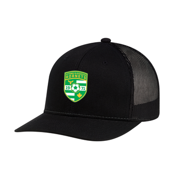Hornets Mesh Snapback Trucker Cap | Woven Patch