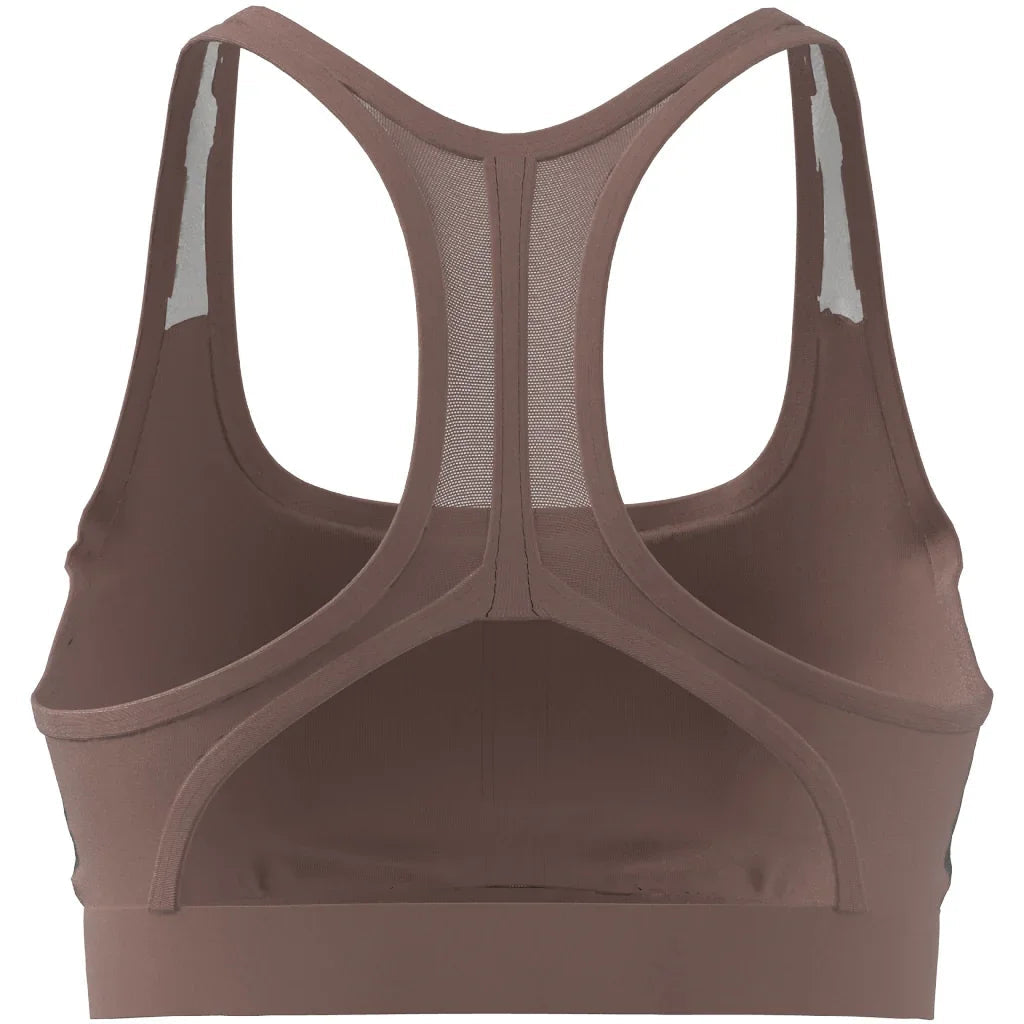 Adidas Powerreact Train Medium-Support 3-Stripes Bra - Women - Sports Excellence