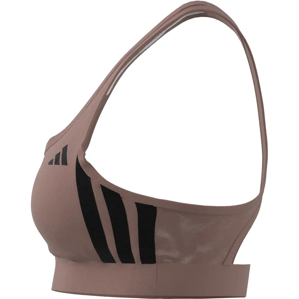 Adidas Powerreact Train Medium-Support 3-Stripes Bra - Women - Sports Excellence