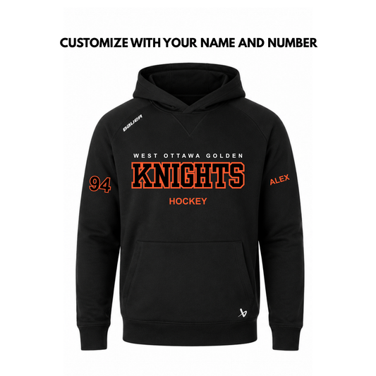Golden Knights Shadow Hoodie | Bauer - Twill Embroidery