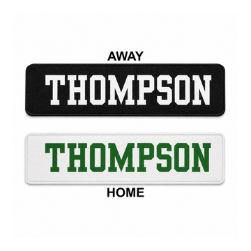 Leitrim Hawks Jersey Name Bars (price calculated based on selections)
