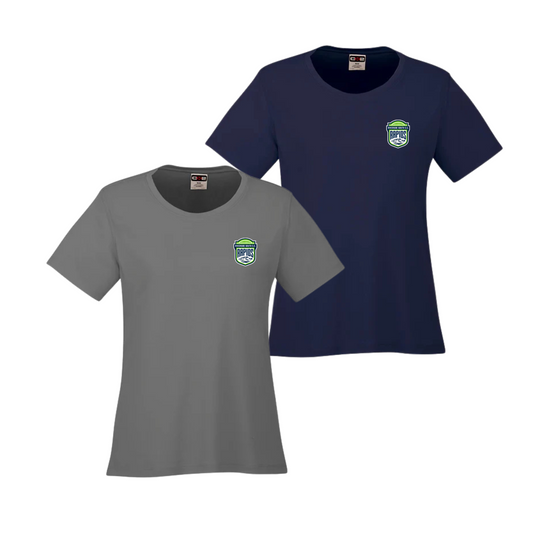 RIVERSIDE SOUTH MEN AND WOMEN'S COAST SHORT SLEEVE SHIRT WITH LEFT CHEST LOGO