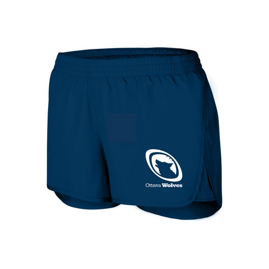 Wolves Rugby Women's Shorts | Momentec Wayfarer - Heat Press