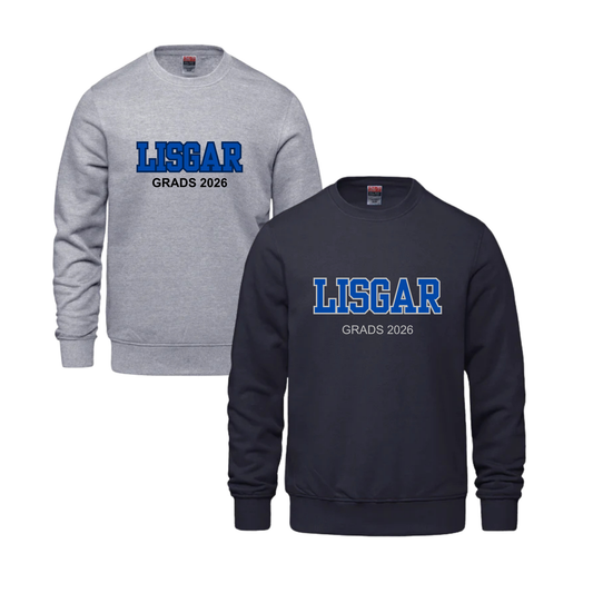 LISGAR CHAMPION CREWNECK SWEATSHIRT WITH TWILL APPLIQUE EMBROIDERY GRADS 2026