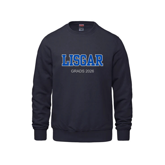 LISGAR CHAMPION CREWNECK SWEATSHIRT WITH TWILL APPLIQUE EMBROIDERY GRADS 2026