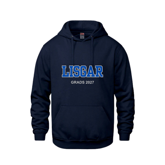 Lisgar Class of 2027 Hoodie | CX2 Vault - Twill Embroidery
