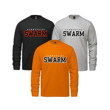 Summerside Cotton Long Sleeve - CX2 Breeze | Summerside Swarm Full Front Heat Press