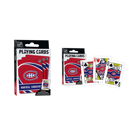 GROSNOR PLAYING CARDS NHL MONTREAL CANADIENS