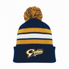Cyclones Pom Pom Hat | Athletic Knit - Embroidered