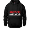 BLACKBURN STINGERS VAULT HOODIE WITH HEAT PRESS LOGO ADULT AND YOUTH