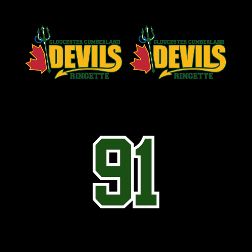 GCRA HELMET STICKER CONTAINS 2 LOGOS AND 1 NUMBER