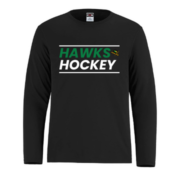 LEITRIM HAWKS SHORE LONG SLEEVE WITH HEAT PRESS