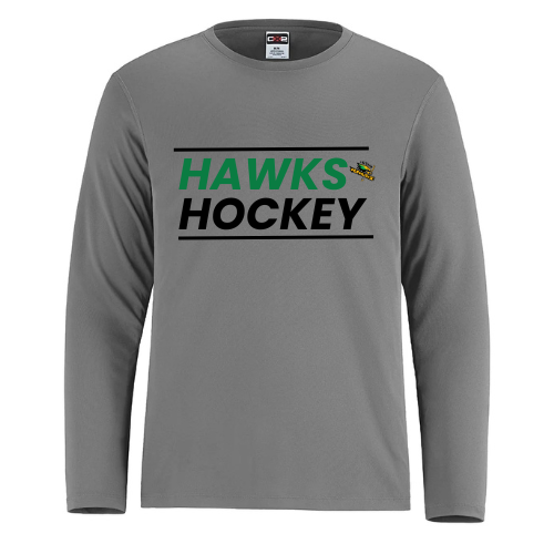 LEITRIM HAWKS SHORE LONG SLEEVE WITH HEAT PRESS
