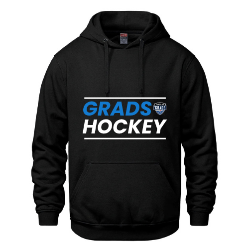 CUMBERLAND JR GRADS VAULT HOODIE WITH HEAT PRESS LOGO ADULT AND YOUTH