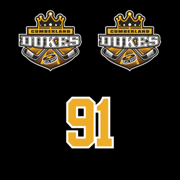 CUMBERLAND DUKES HELMET STICKER CONTAINS 2 LOGOS AND 1 NUMBER