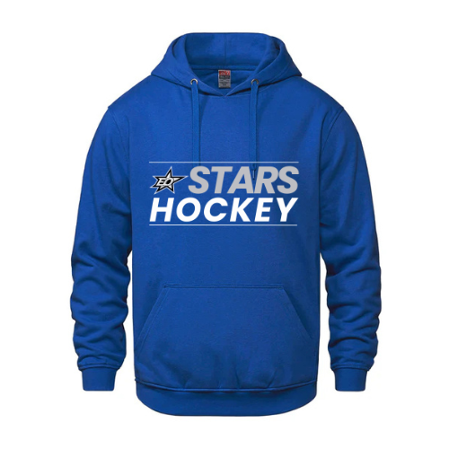EO STARS VAULT HOODIE WITH HEAT PRESS APPLIQUÉ ADULT AND YOUTH