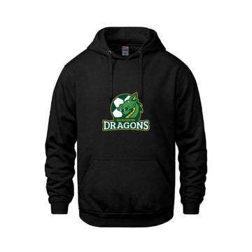 GLOUCESTER DRAGONS VAULT HOODIE WITH HEAT PRESS LOGO