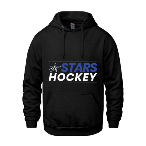 EO STARS VAULT HOODIE WITH HEAT PRESS APPLIQUÉ ADULT AND YOUTH