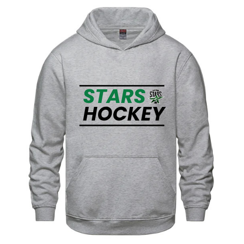 SHOOTING STARS VAULT HOODIE WITH HEAT PRESS APPLIQUÉ YOUTH AND ADULT