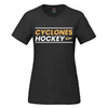 CYCLONES PARKOUR COTTON LADIES TSHIRT WITH HEAT PRESS