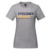 CYCLONES PARKOUR COTTON LADIES TSHIRT WITH HEAT PRESS
