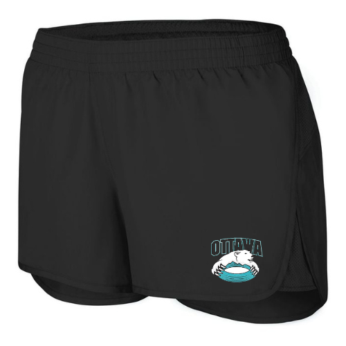 CORA LADIES WAYFARER SHORTS WITH PRESS ON LOGO