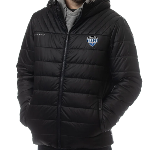 CUMBERLAND JR GRADS BAUER HOODED PUFFER JACKET
