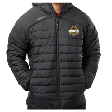 DUKES BAUER HOODED PUFFER JACKET WITH LOGO