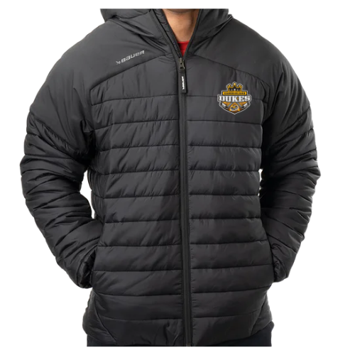 DUKES BAUER HOODED PUFFER JACKET WITH LOGO