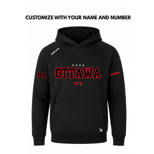 Ottawa 67's Shadow Hoodie | Bauer - Twill Embroidery