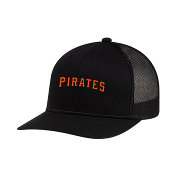 Pirates Mesh Trucker Snapback Cap | AJM - Embroidered