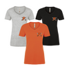 Pirates Women's V-Neck T-Shirt | ATC 8001L - Left Chest Heat Press