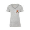 Pirates Women's V-Neck T-Shirt | ATC 8001L - Left Chest Heat Press