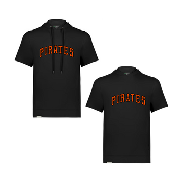 Pirates Short Sleeve Hoodie | Momentec Ventura - Full Front Heat Press
