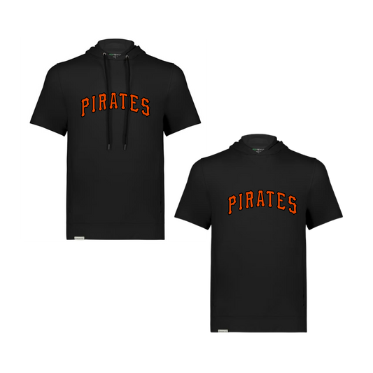 Pirates Short Sleeve Hoodie | Momentec Ventura - Full Front Heat Press