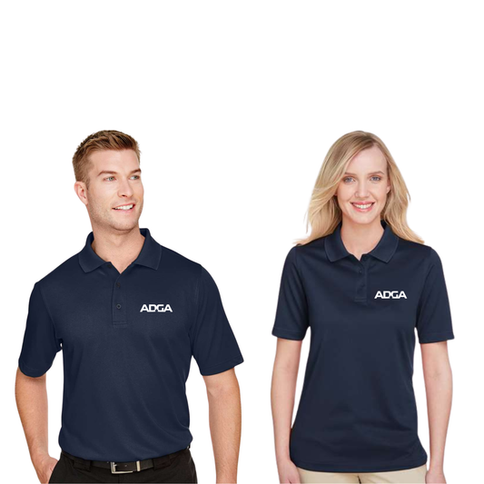 ADGA Short Sleeve Polo | S&S Harriton Advantage Snag — Embroidered logo