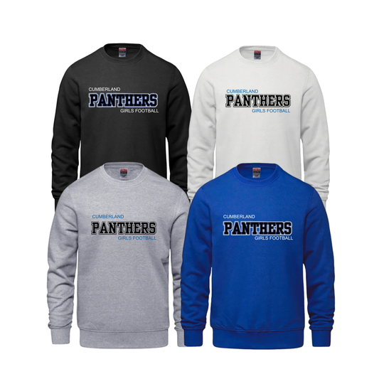Cumberland Panthers Football Crewneck | CX2 Crew - Twill Embroidery